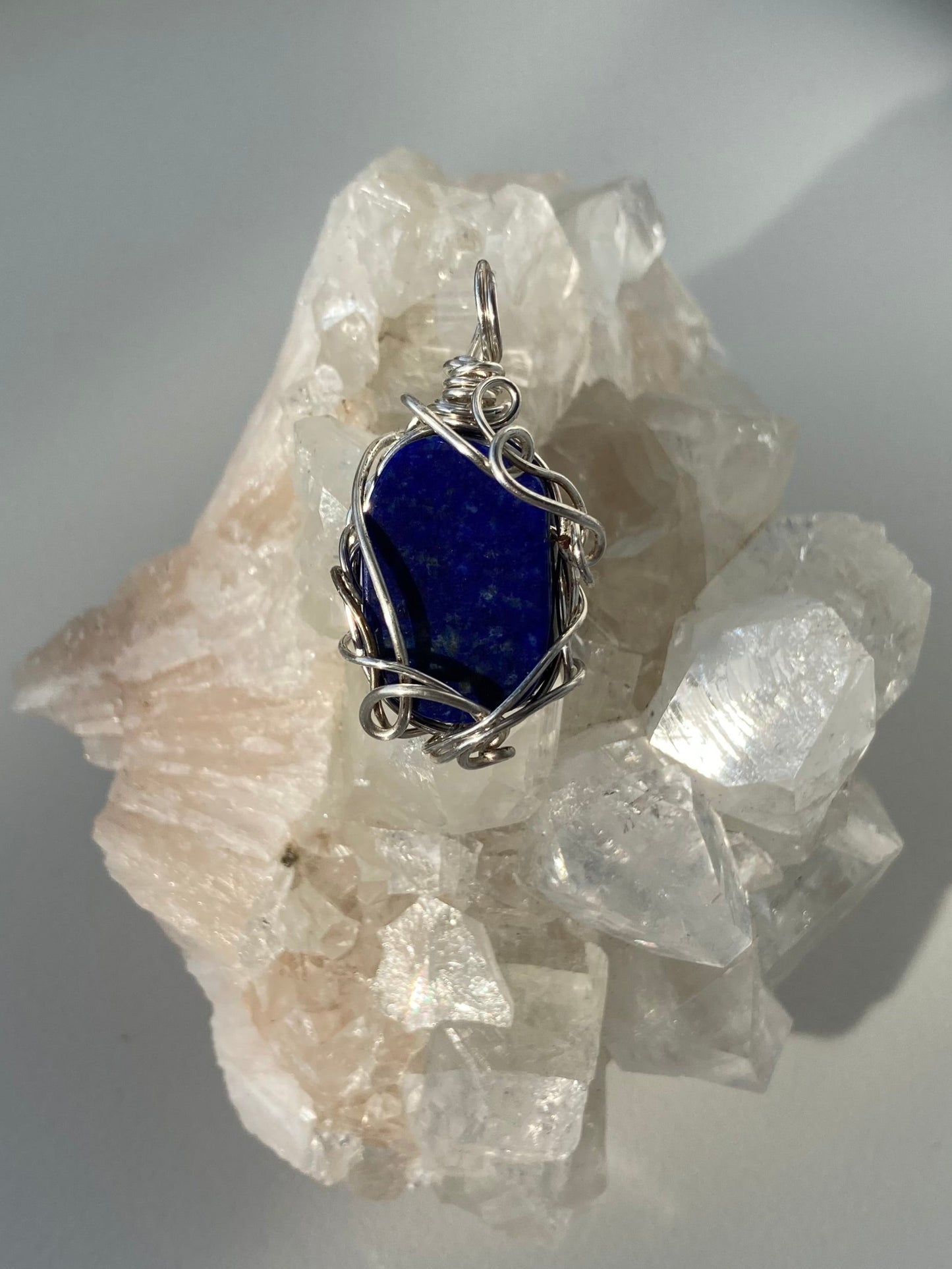 Lapis Lazuli Pendant – Activate Third Eye, Truth, Peace & Past Life Wisdom
