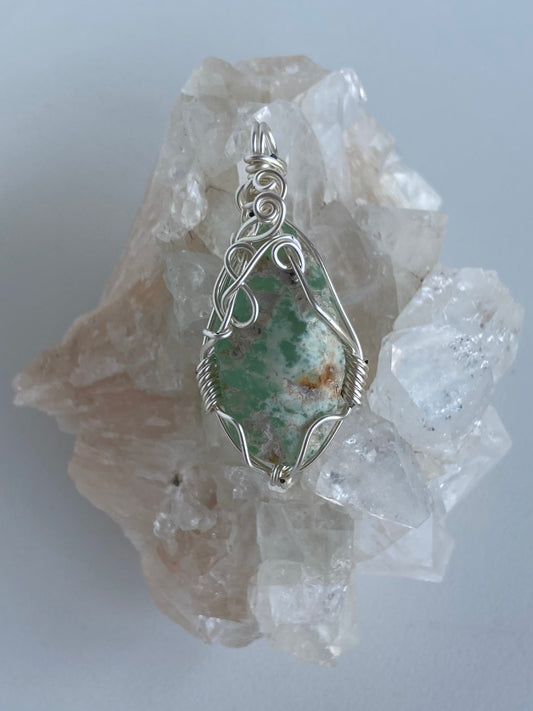 Chrysoprase Pendant – Heart Healing, Comfort & Unconditional Love
