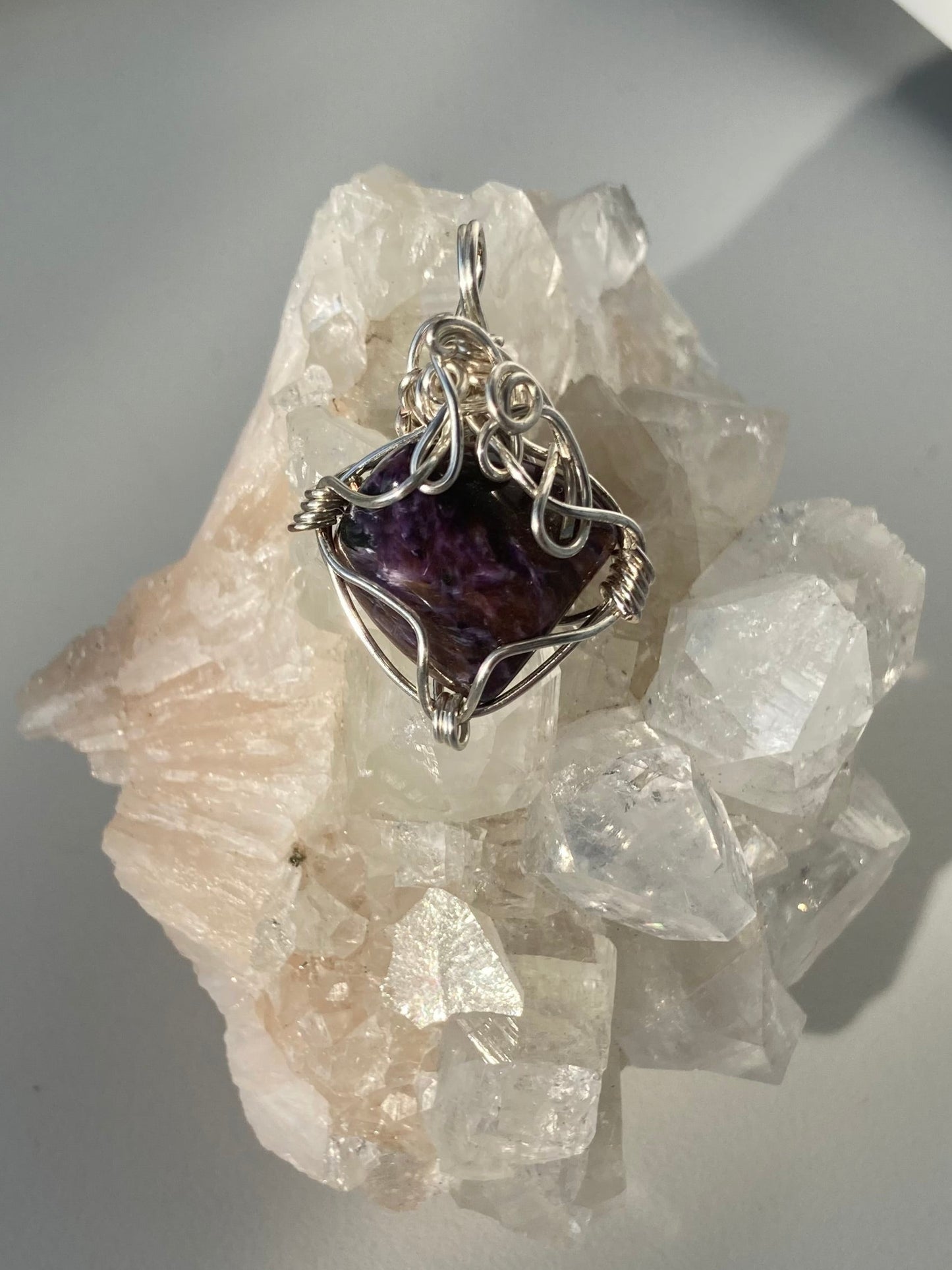 Charoite Pendant – Ground & Align Energy, Dispel Negativity, Life Path