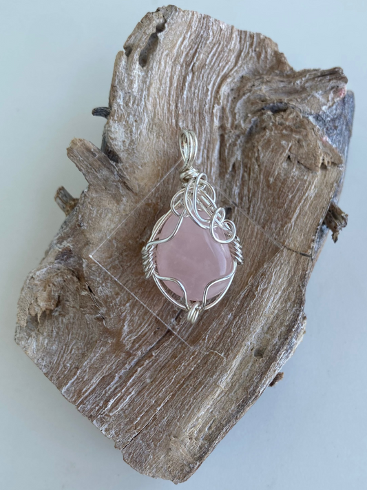 Rose Quartz Pendant – Unconditional Love, Compassion & Chakra Harmony