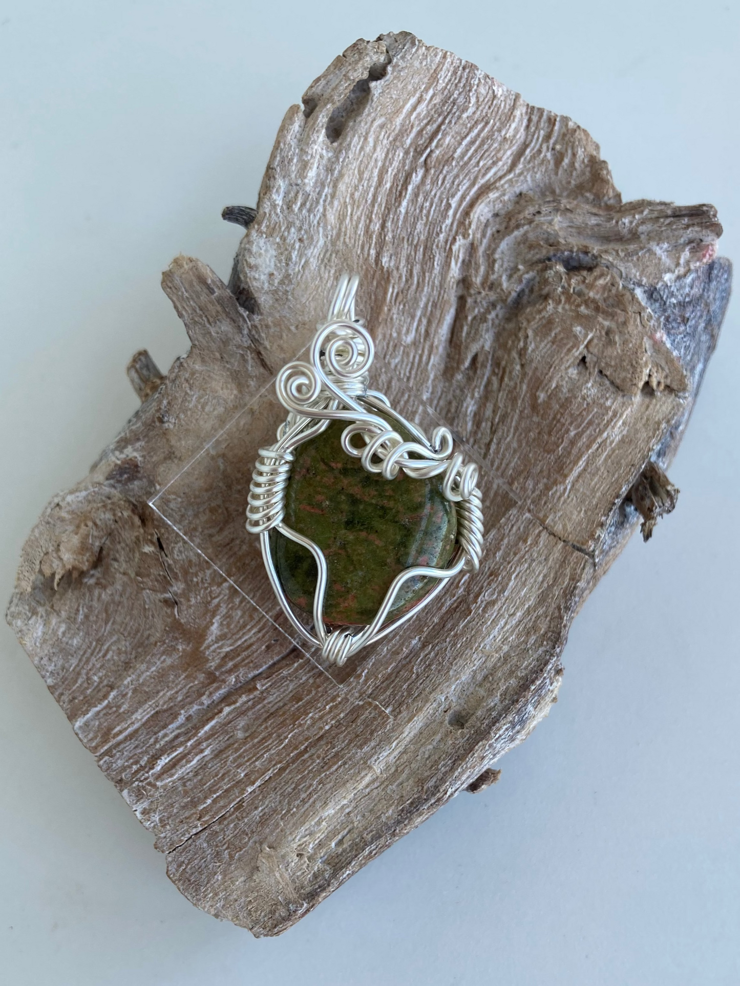 Unakite Pendant – Emotional Healing, Patience & Heart Balance