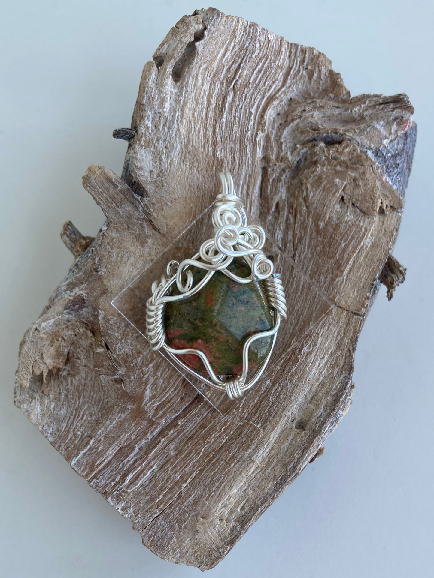 Unakite Pendant – Emotional Healing, Patience & Heart Balance