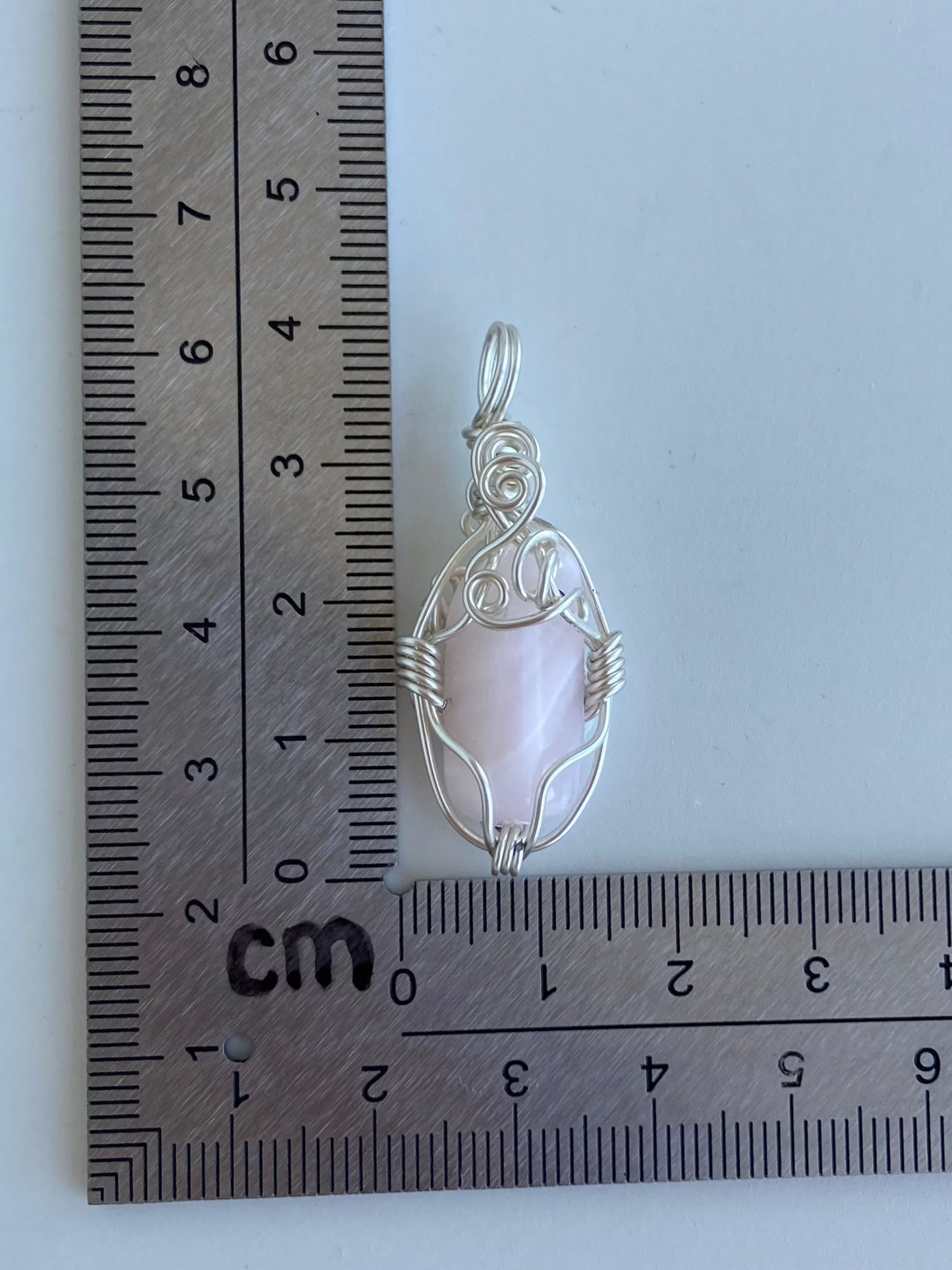 Calcite Pendant (Pink Mangano) – Anxiety & Stress Relief, Self Love & Heart Chakra