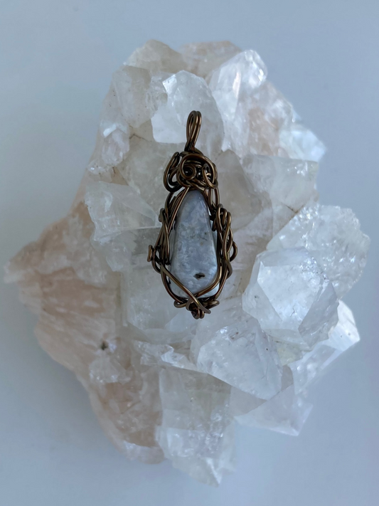 Ocean Jasper Pendant – Joy, Depression Buster & New Beginnings
