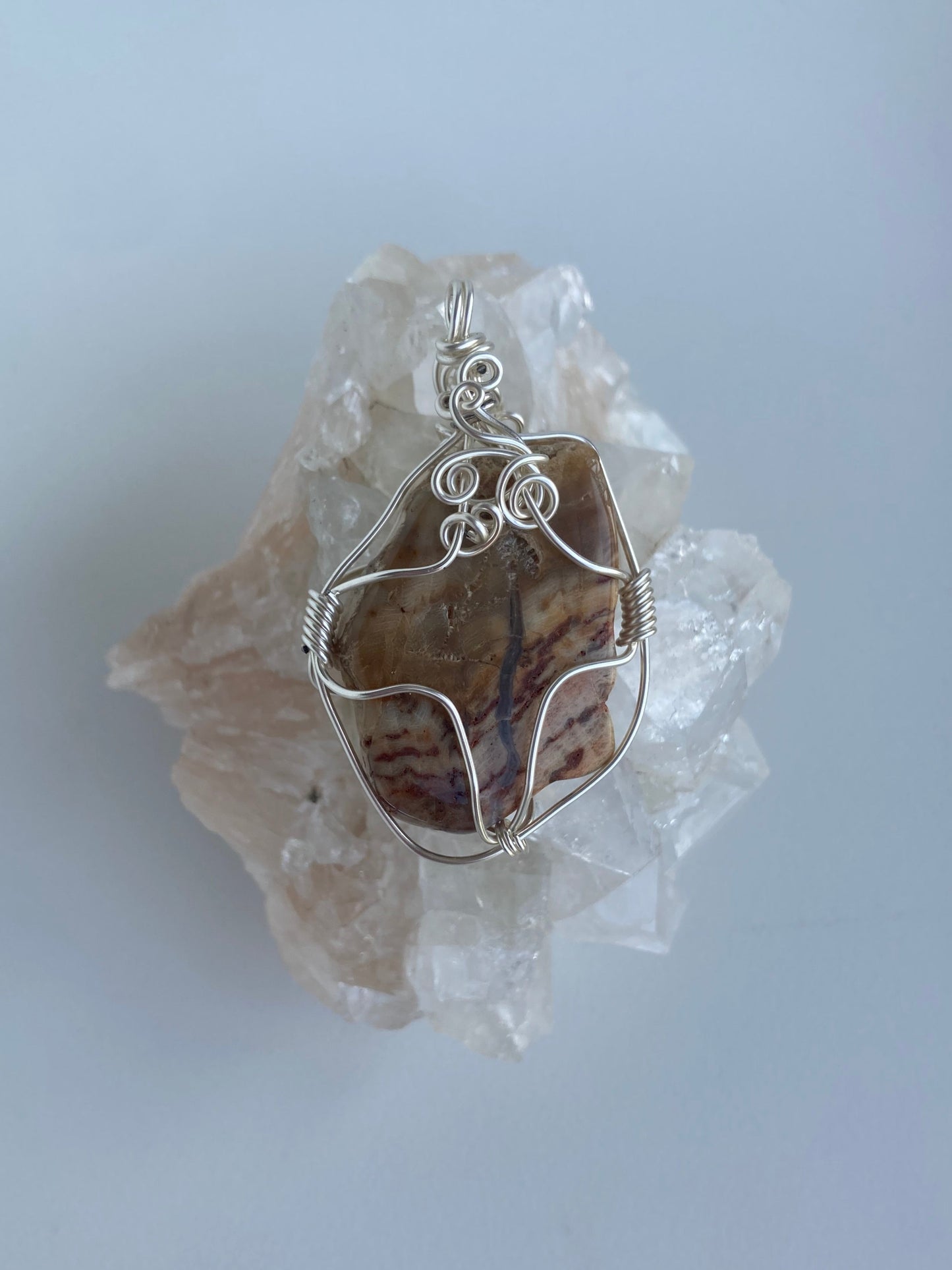 Petrified Wood Pendant – Strength, Growth & Patience