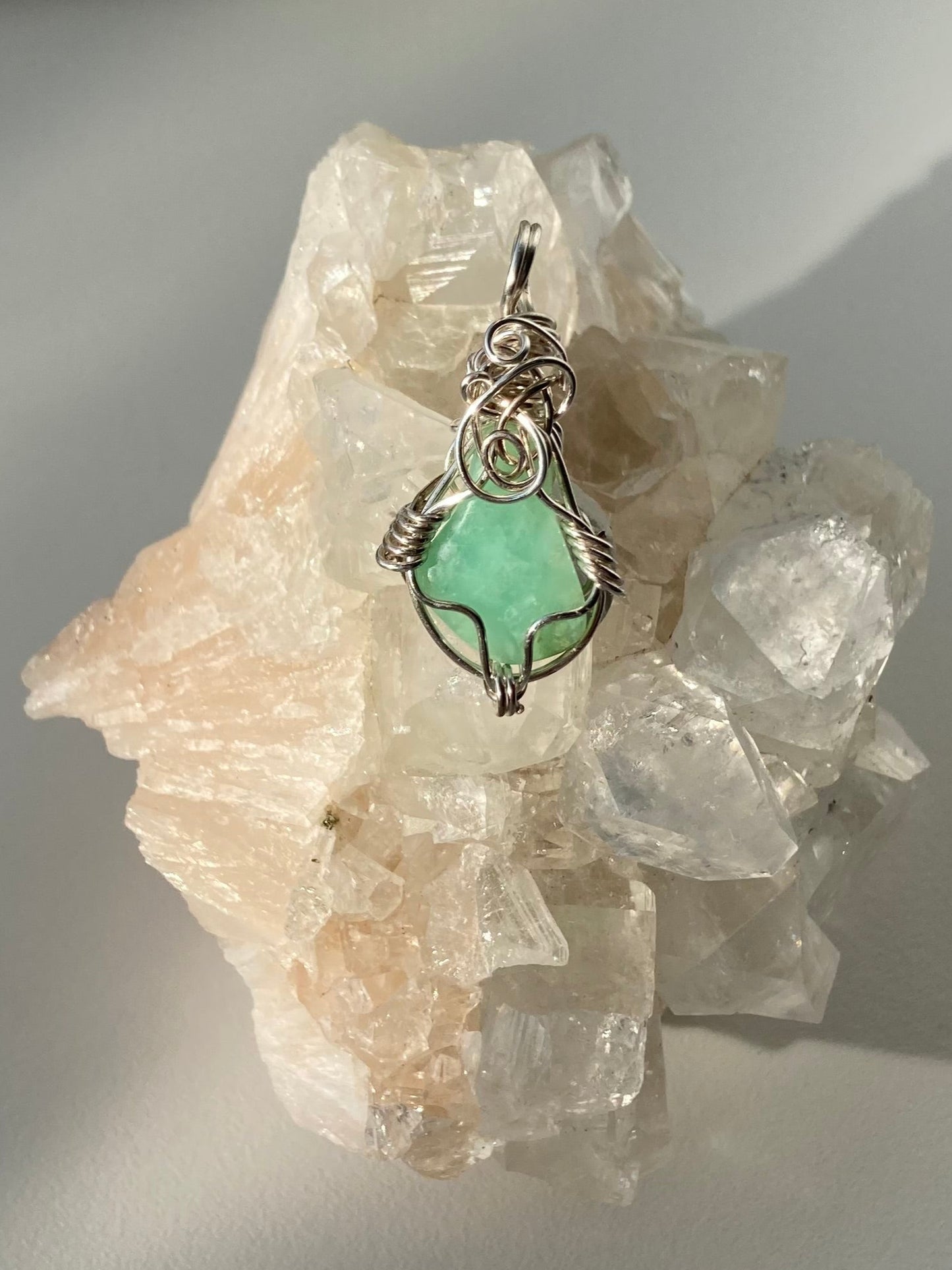 Chrysoprase Pendant – Heart Healing, Comfort & Unconditional Love