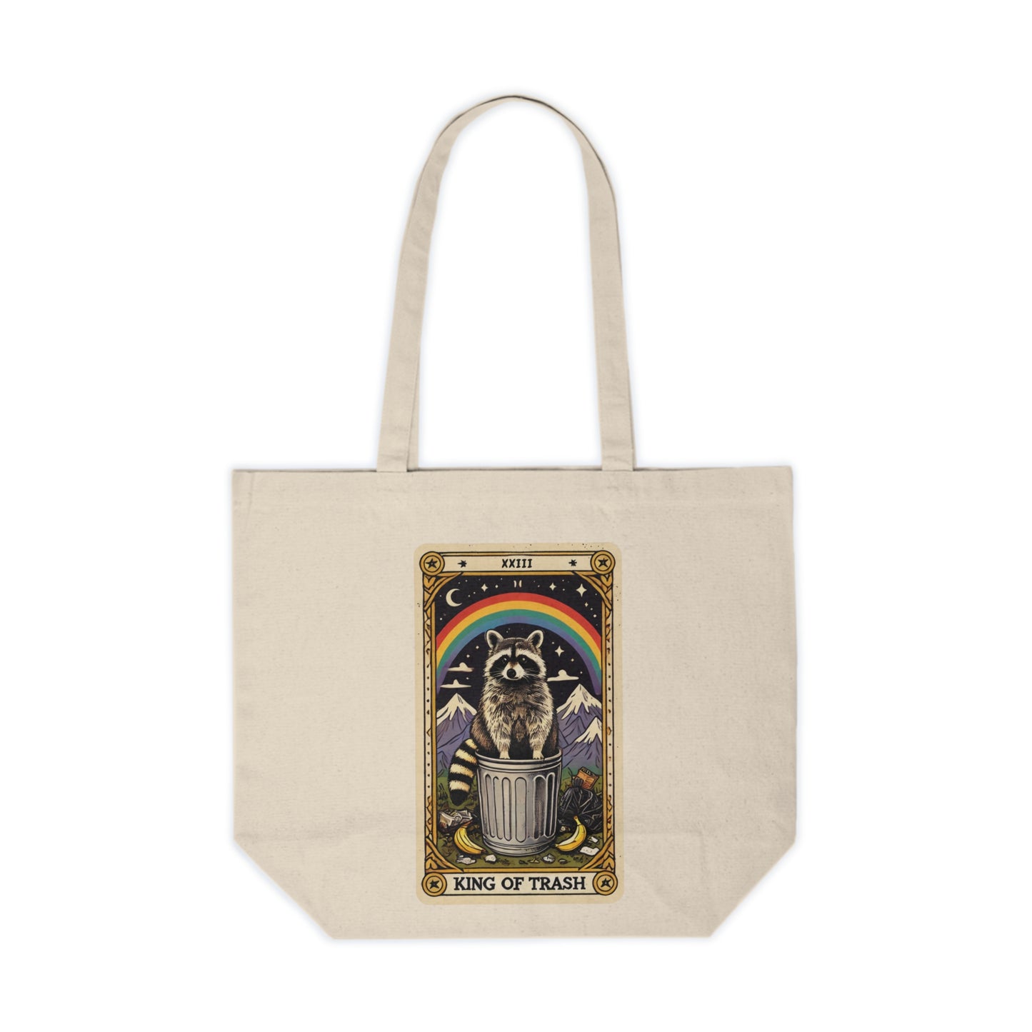 Tarot Tote Bag - King of Trash – Raccoon Royalty