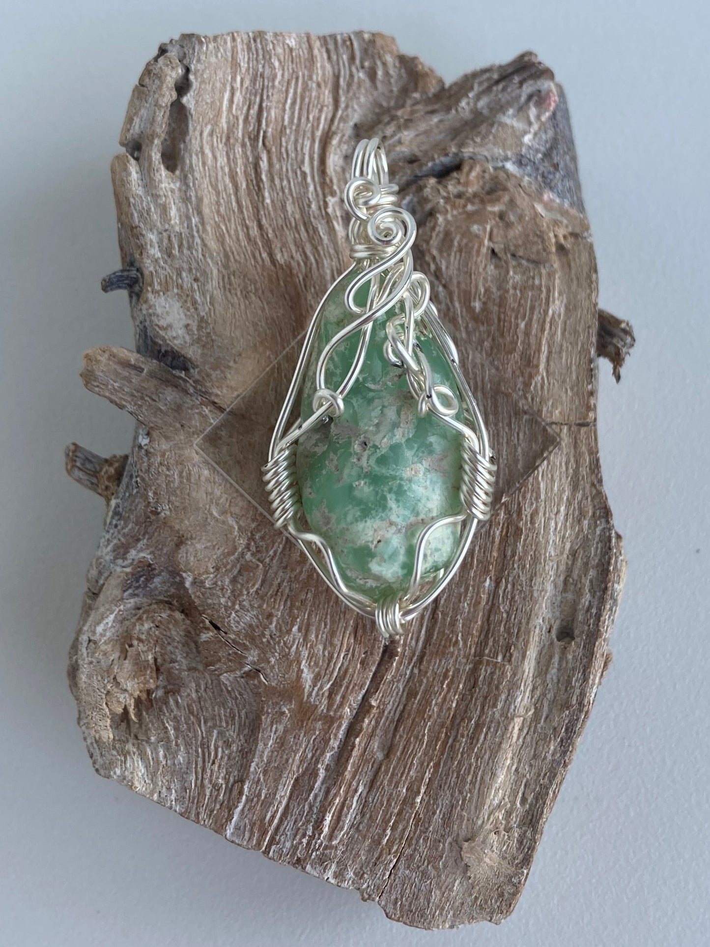Chrysoprase Pendant – Heart Healing, Comfort & Unconditional Love