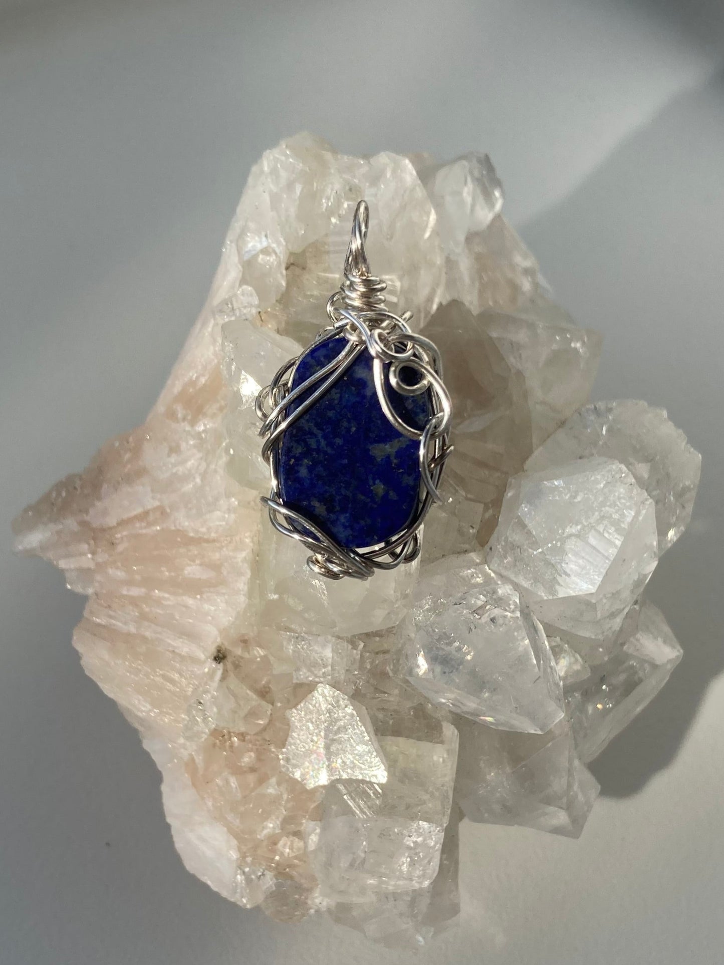 Lapis Lazuli Pendant – Activate Third Eye, Truth, Peace & Past Life Wisdom