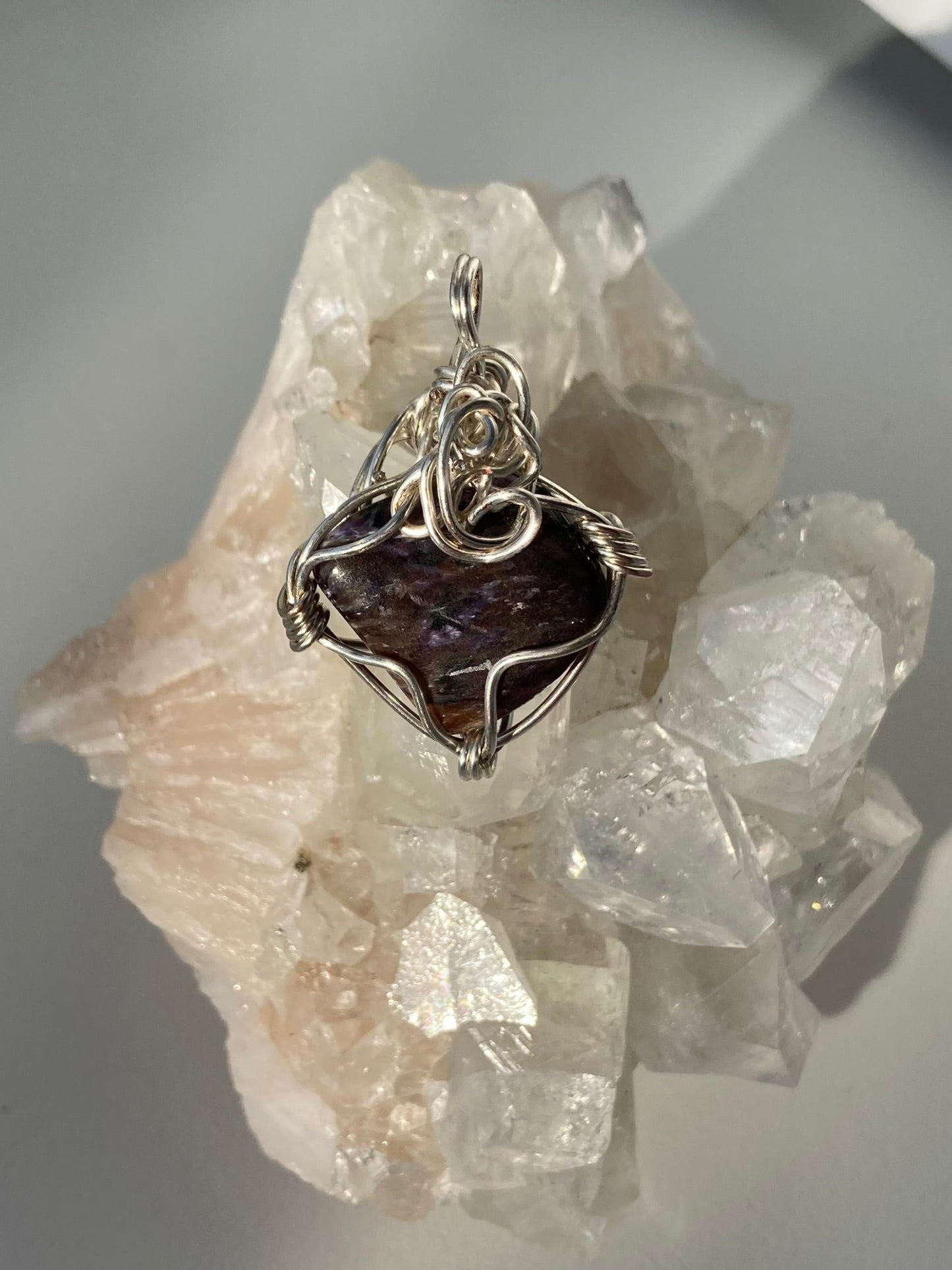 Charoite Pendant – Ground & Align Energy, Dispel Negativity, Life Path