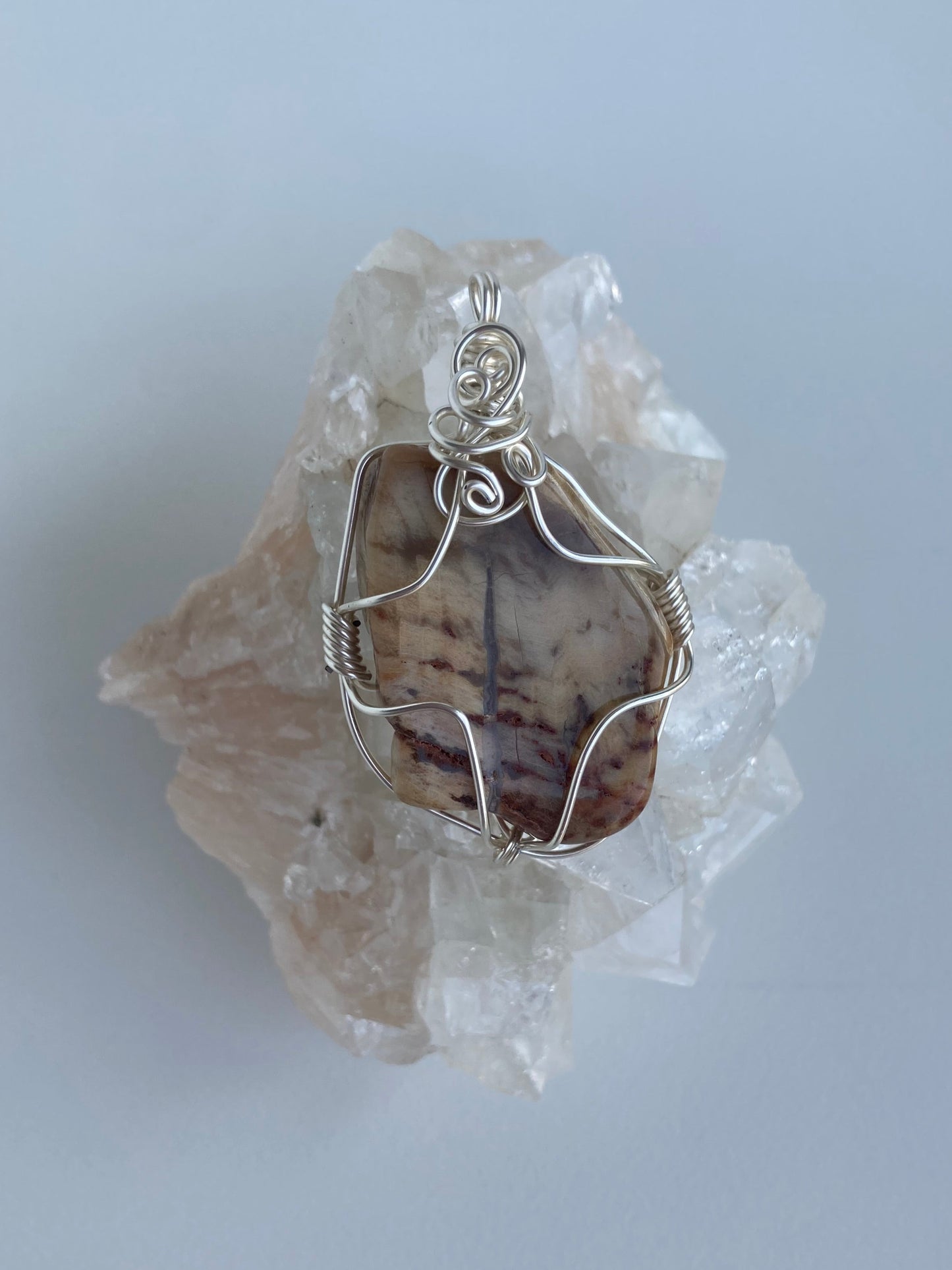 Petrified Wood Pendant – Strength, Growth & Patience