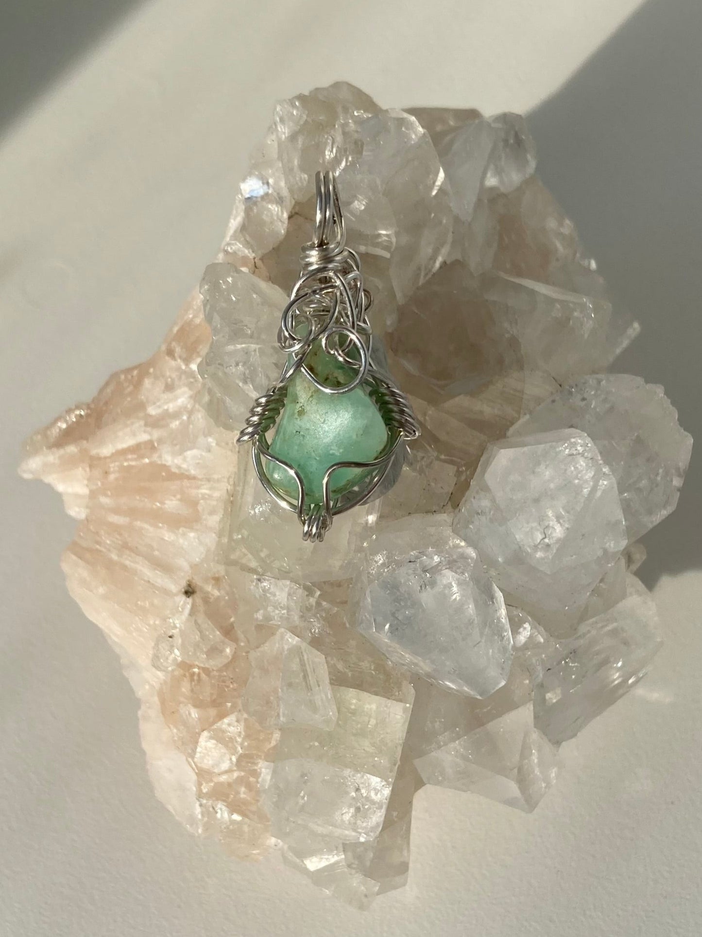 Chrysoprase Pendant – Heart Healing, Comfort & Unconditional Love