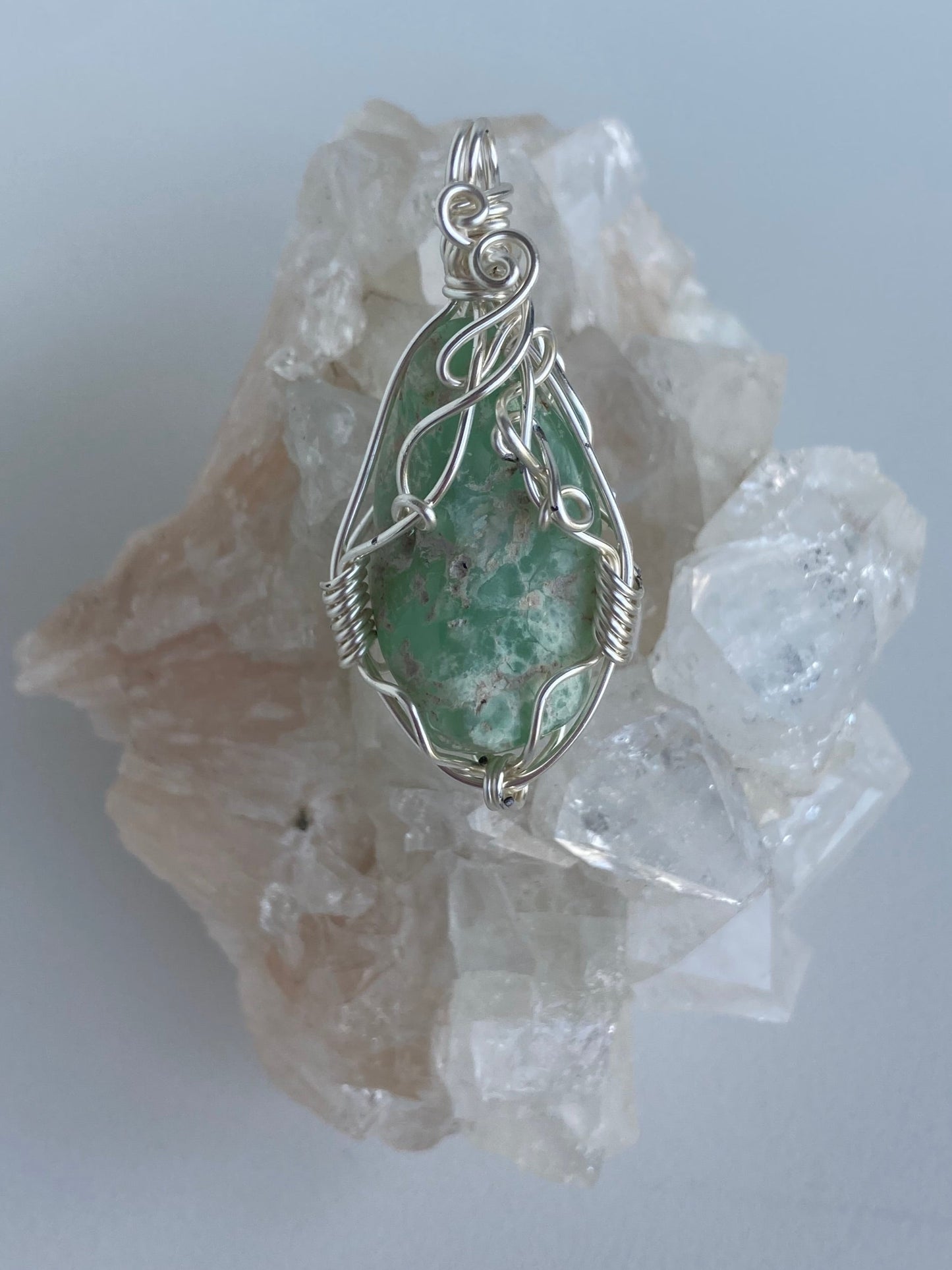 Chrysoprase Pendant – Heart Healing, Comfort & Unconditional Love