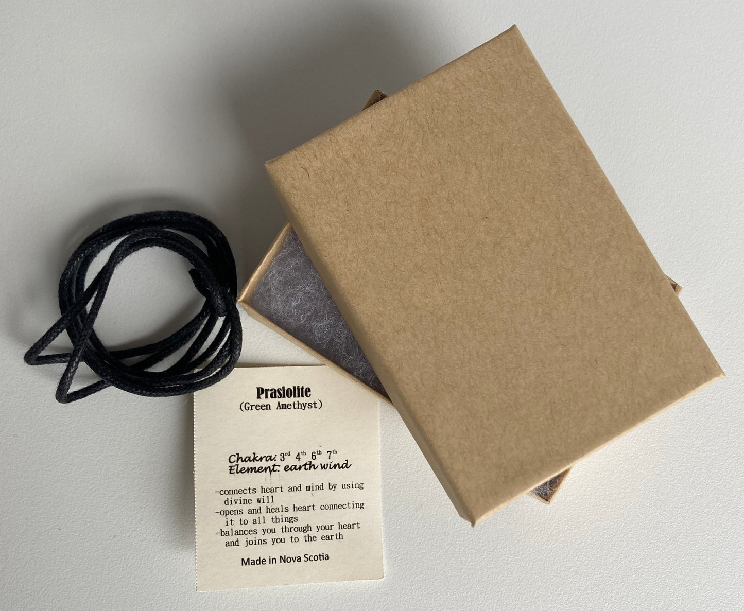 Prasiolite (Green Amethyst) Pendant – Heart Healing, Divine Will & Earth Connection