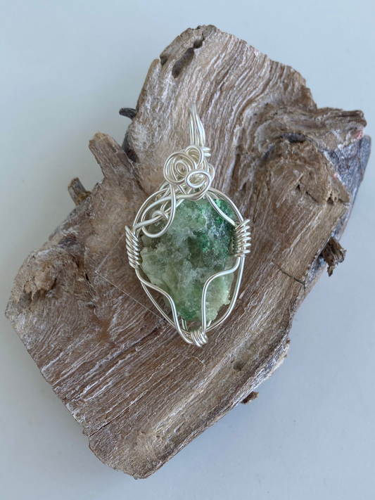 Vesuvianite(Green) Pendant – Manifest Dreams, Inner Truth & Spiritual Path