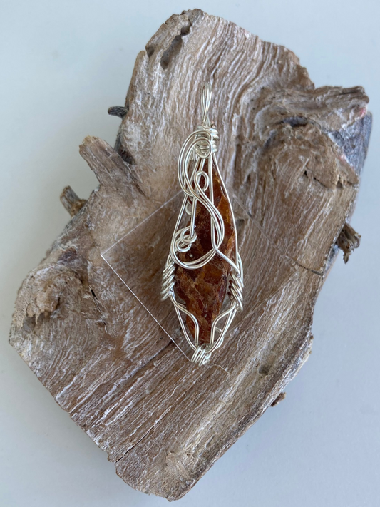 Kyanite (Red/Orange) Pendant – Passion, Motivation & Grounded Creativity