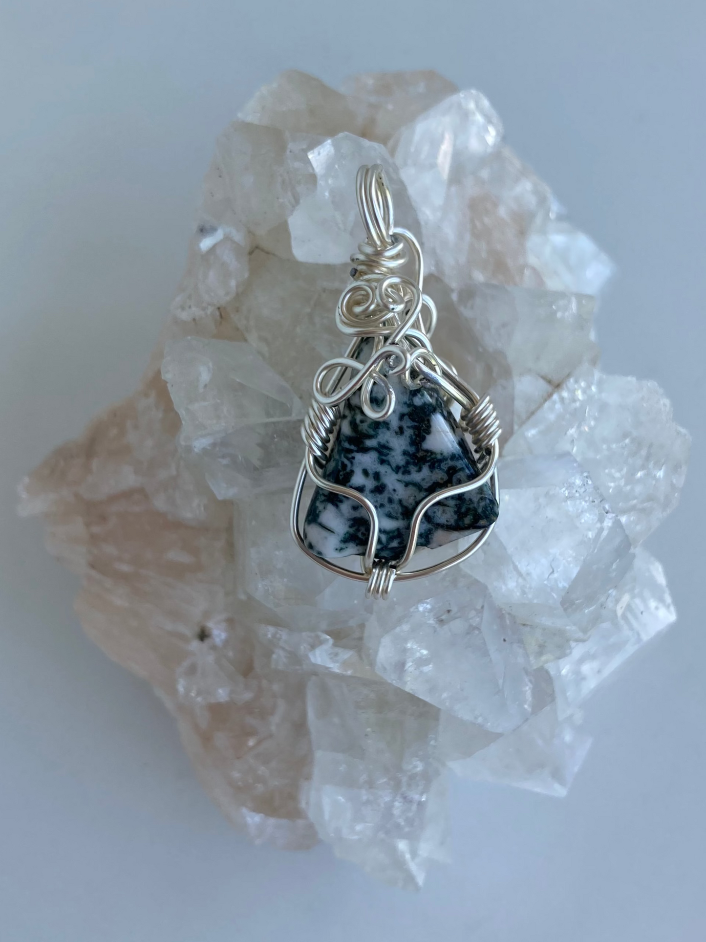 Tree Agate Pendant – Fairies, Nature Connection & Grounded Abundance