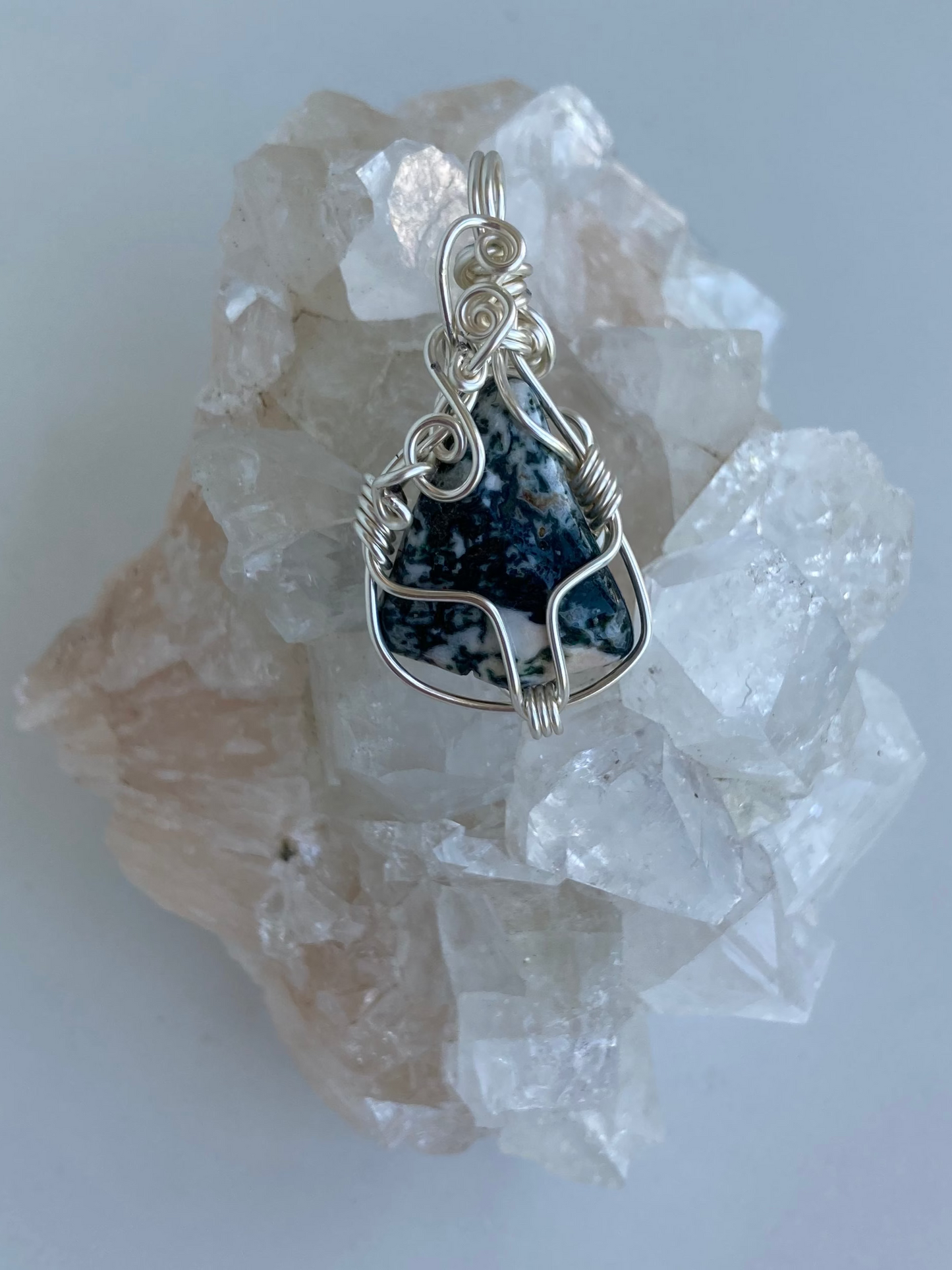 Tree Agate Pendant – Fairies, Nature Connection & Grounded Abundance