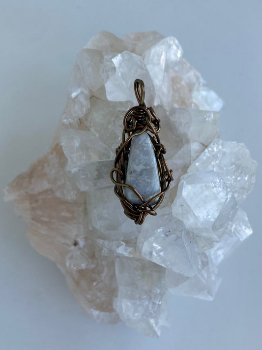 Ocean Jasper Pendant – Joy, Depression Buster & New Beginnings