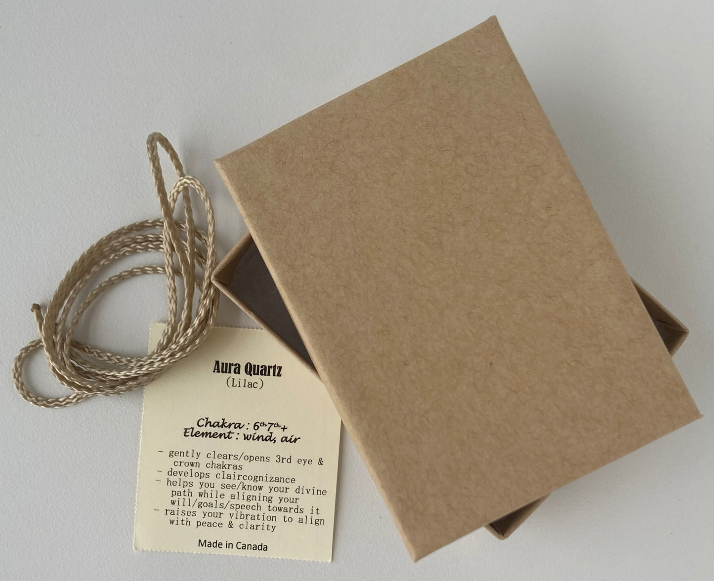 Aura Quartz (Lilac) Pendant – Divine Path, Peaceful Clarity & Claircognizance