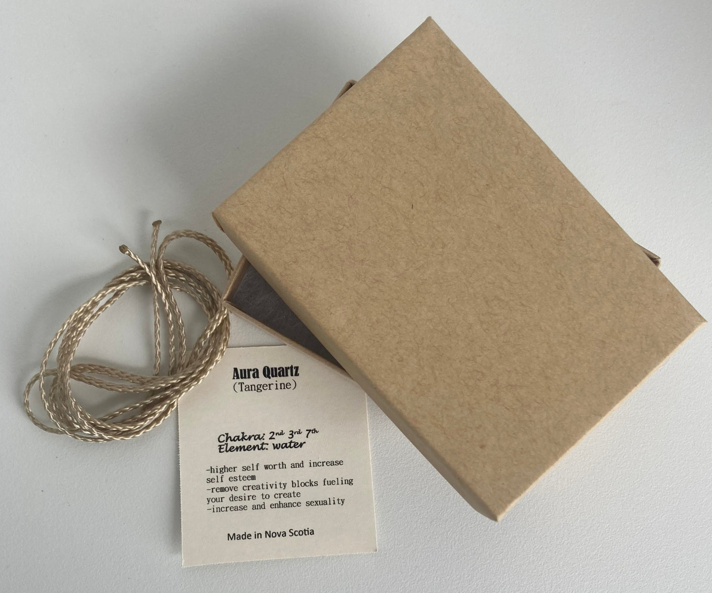 Aura Quartz (Tangerine) Pendant – Creativity, Confidence & Vitality