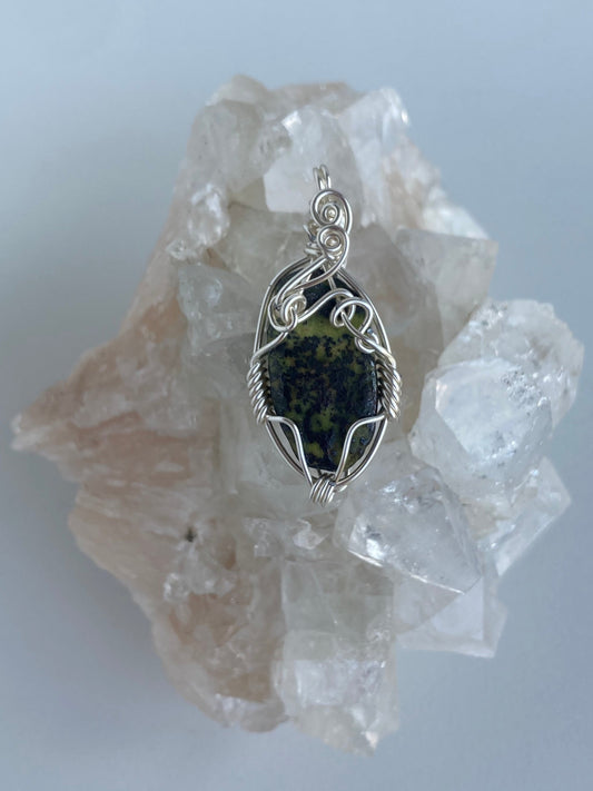 Serpentine Pendant  – Kundalini Energy, Release Blocks & Fairy Realm Connection