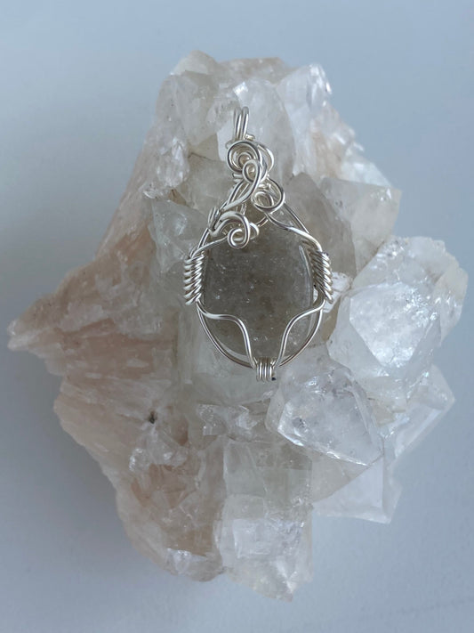 Aventurine Pendant White – Luck, Self-Mastery & Claircognizance
