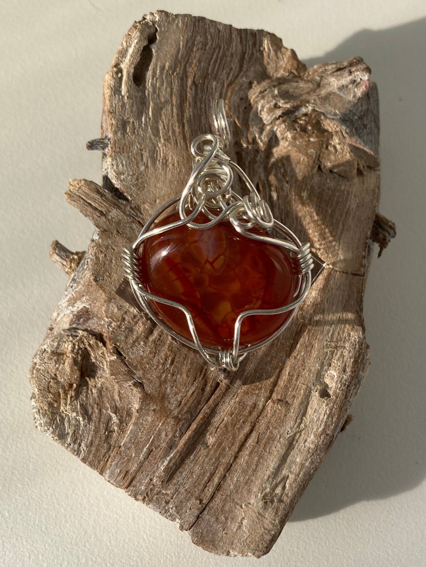 Carnelian Pendant – Chakra Activation, Courage & Procrastination Buster