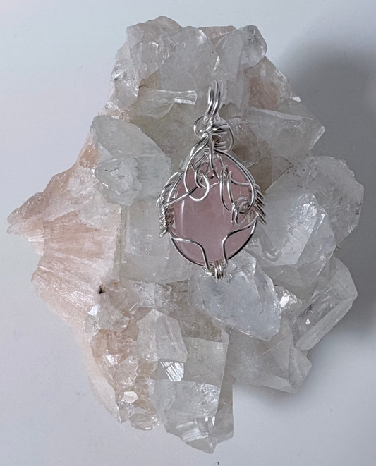 Rose Quartz Pendant – Unconditional Love, Compassion & Chakra Harmony